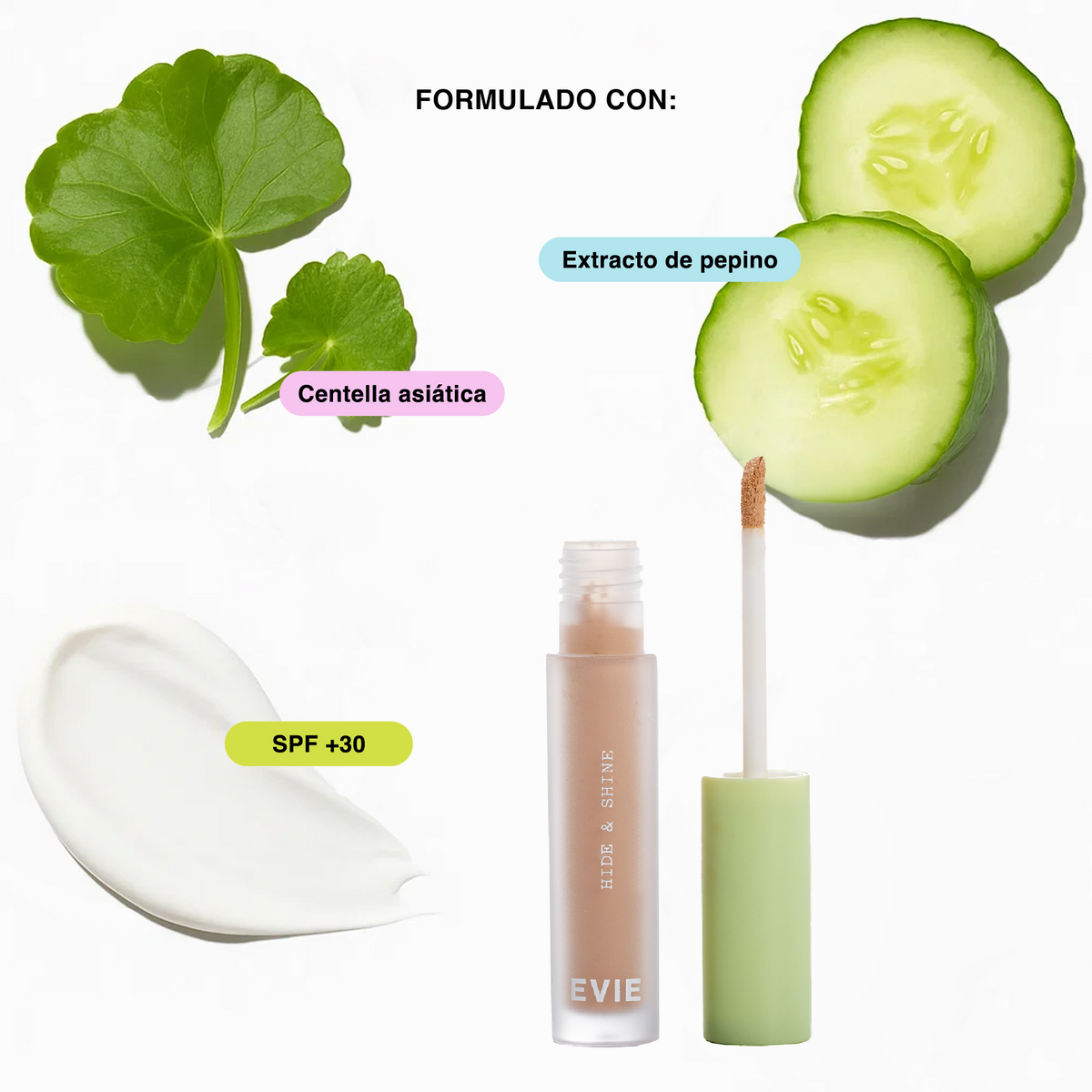 Hide & Shine - Corrector con SPF 30+