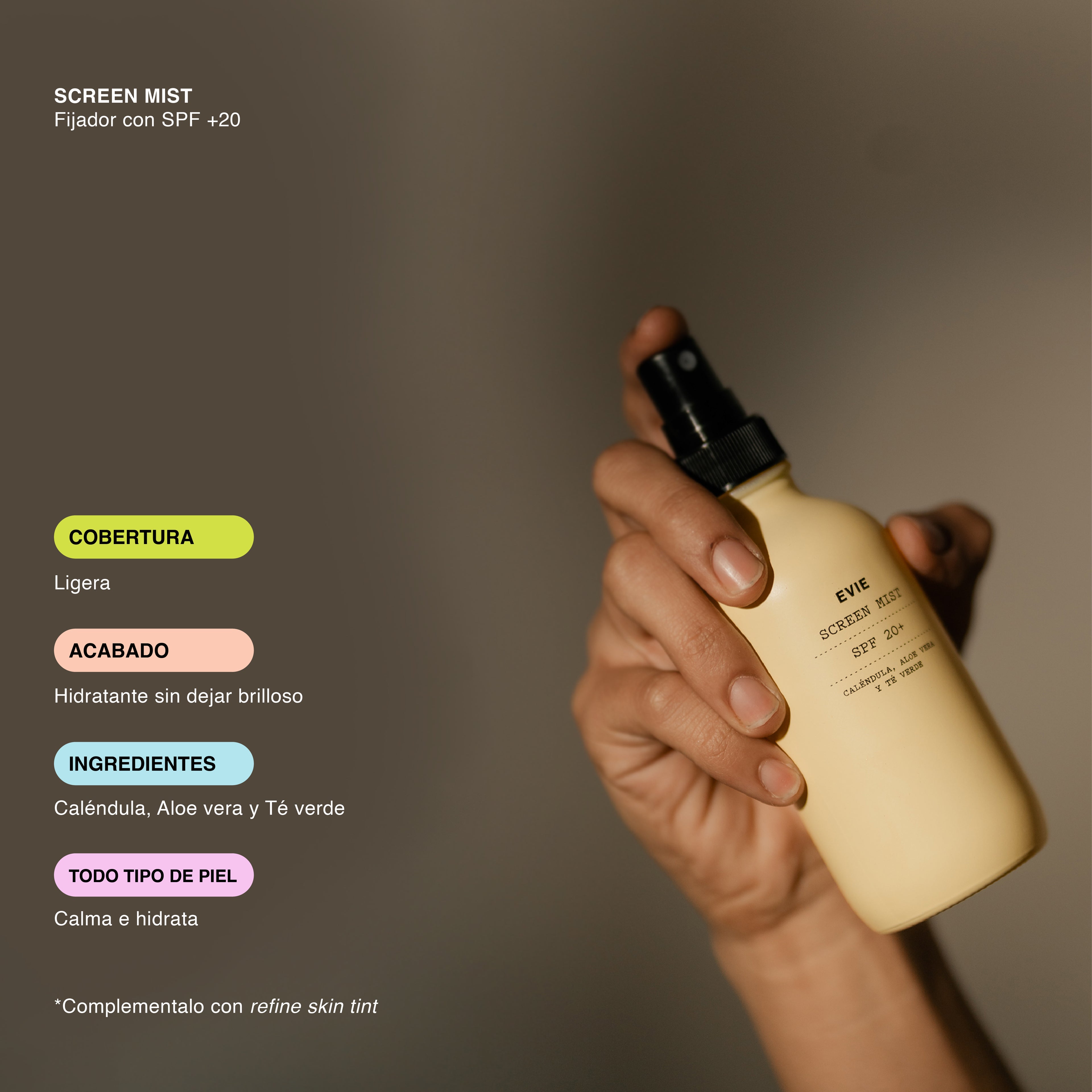 Screen Mist - Fijador con SPF +20