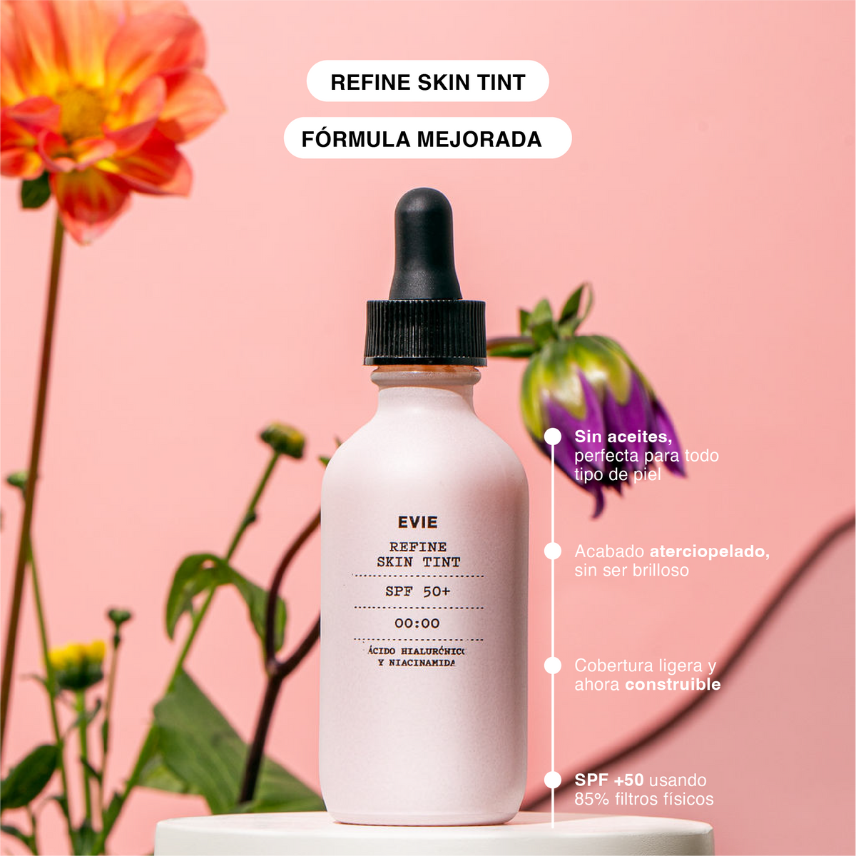 Refine Skin Tint - Tinta con SPF 50+